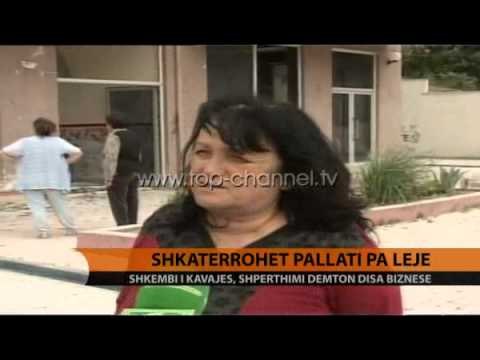 Durrës, shkatërrohet pallati pa leje - Top Channel Albania - News - Lajme