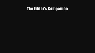 Read The Editor's Companion Book Download