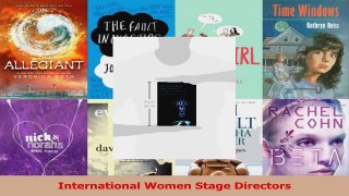 Read  International Women Stage Directors Ebook Free