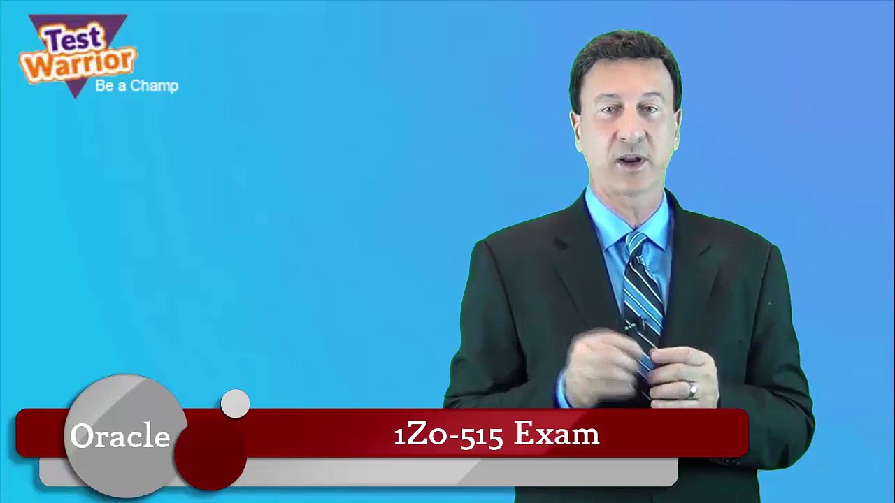 Oracle 1Z0-515 Database 11g Data Warehousing Essentials Exam - Reduce your chances of Failure