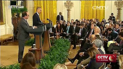 Visite d'Etat : François Hollande et Barack Obama se rencontrent à Washington