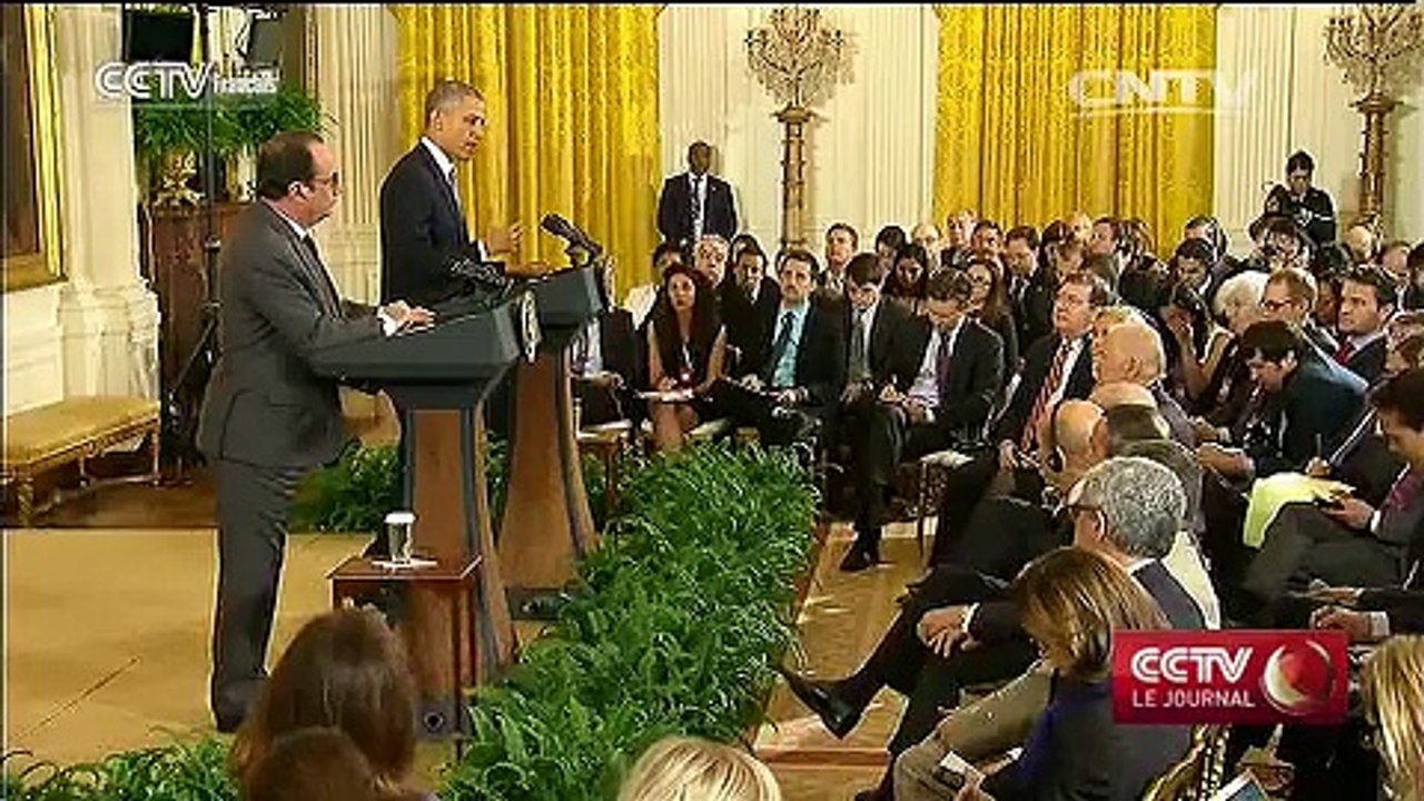Visite d'Etat : François Hollande et Barack Obama se rencontrent à Washington