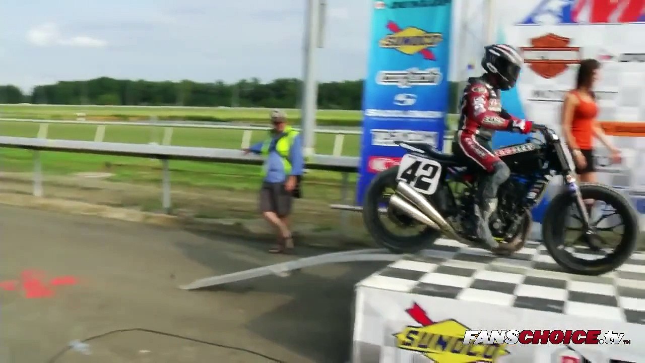 2014 Virginia Mega Mile Dash for Cash and Semi Final Races AMA Pro Flat Track Moto gp racing