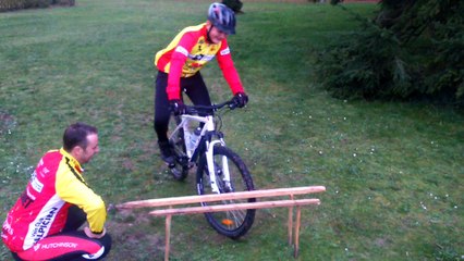 Atelier freinage et maîtrise école VTT 25/11/2015