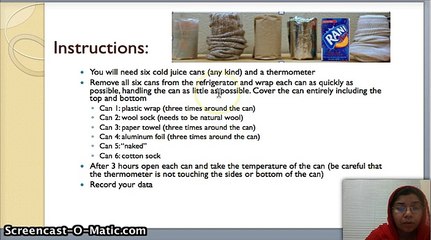 STEM Unit -Cool It ; Practices of Science