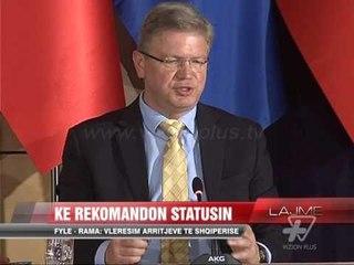 Rama-Fyle: Vlerësim arritjeve të Shqipërisë - News, Lajme - Vizion Plus