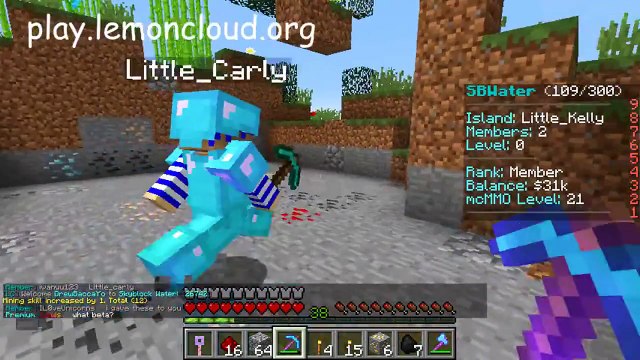 Minecraft Skyblock Little Kelly BUILDING OUR HOUSE #2 1