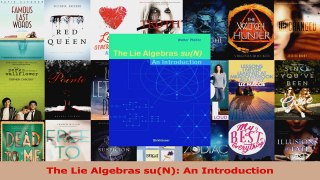 PDF Download  The Lie Algebras suN An Introduction PDF Online