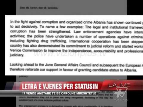 Austria lobon për statusin e Shqipërisë - News, Lajme - Vizion Plus