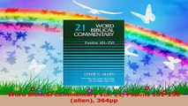 Word Biblical Commentary Vol 21 Psalms 101150  allen 364pp Download