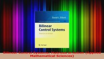 PDF Download  Bilinear Control Systems Matrices in Action Applied Mathematical Sciences Read Online