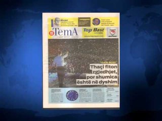 SHTYPI I DITES TITUJT KRYESORE TE FAQEVE TE PARA TE GAZETAVE SHQIPTARE E HENE 9 QERSHOR 2014