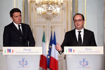 Déclaration conjointe avec le Premier ministre Matteo Renzi
