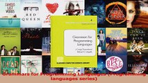 PDF Download  Grammars for Programming Languages Programming languages series PDF Online