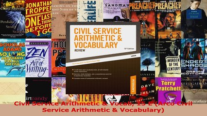 Read  Civil Service Arithmetic  Vocab 15 E Arco Civil Service Arithmetic  Vocabulary PDF Online