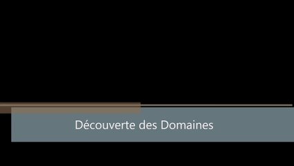Découverte des Domaines