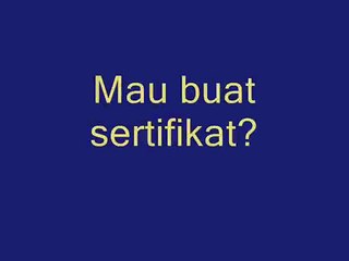 Jasa Desain dan Cetak Sertifikat Pekanbaru