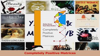 PDF Download  Completely Positive Matrices PDF Online