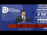 Zgjedhjet në PD, Basha në Mat - Top Channel Albania - News - Lajme