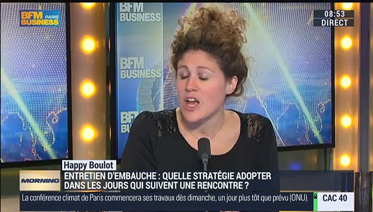Happy Boulot : Quelle stratégie adopter dans les jours qui suivent un entretien d'embauche ? - 26/11