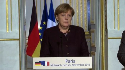 Angela Merkel promet d'agir vite face à la menace de l'État islamique