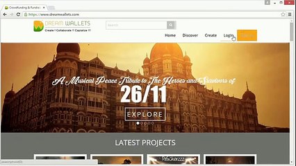 How to Upload Crowdfunding Project on Dreamwallets