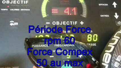 Musculation-Electro sur vélo selon Nicolas