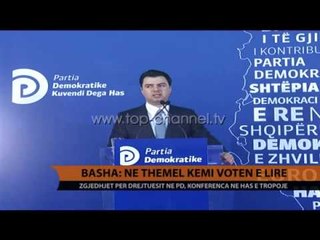 Download Video: Basha: Në themel kemi votën e lirë - Top Channel Albania - News - Lajme