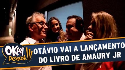 Otávio Mesquita vai a lançamento do livro de Amaury Jr