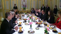 François Hollande reçoit le premier ministre italien