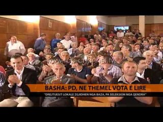 Basha: PD, në themel vota e lirë - Top Channel Albania - News - Lajme