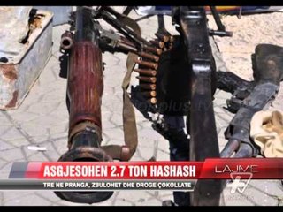 Asgjësohen 2.7 ton hashash, zbulohet dhe drogë çokollatë - News, Lajme - Vizion Plus