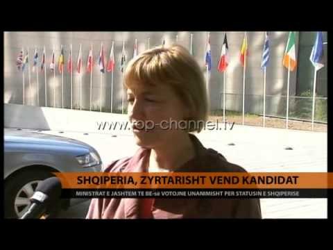 Shqipëria, zyrtarisht vend kandidat - Top Channel Albania - News - Lajme