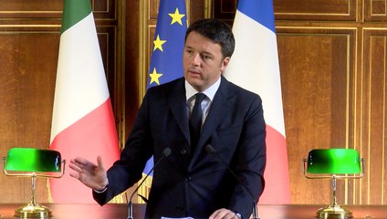 [ARCHIVE] Hommage rendu par Matteo Renzi aux victimes des attentats du 13 novembre