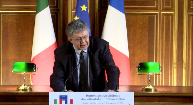 [ARCHIVE] Hommage rendu par Philippe Boutry aux victimes des attentats du 13 novembre