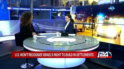 U.S won't recognize Israel's right to build in settlements