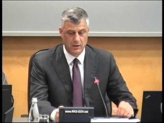 KOSOVE,KRYEMINISTRI THAÇI "STATUSI PER SHQIPERINE ESHTE INKURAJIM EDHE PER KOSOVEN" LAJM