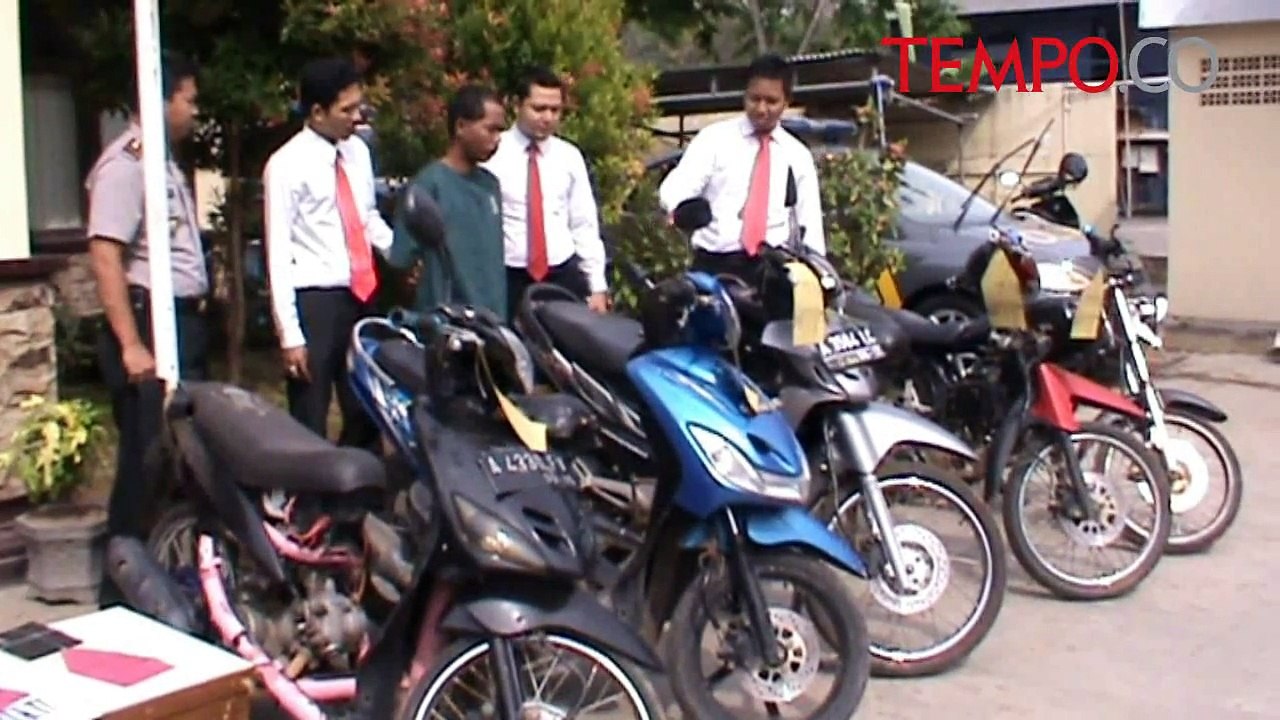Demi Empat Istrinya, Residivis Ini Embat Empat Motor