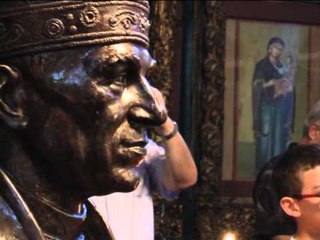 BUSTI I FAN NOLIT NE KISHE CEREMONI FESTIVE NGA BESIMTARET ORTODOKSE TE ELBASANIT LAJM