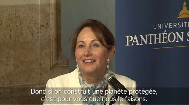J - 4 avant la COP21 : Ségolène Royal et Plantu
