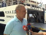 VONESAT NE PORTIN E SARANDES PASAGJERET PERBALLEN ME VONESA ANKESA PER AUTORITETET NE PORT LAJM