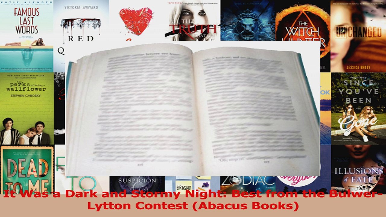PDF Download  It Was a Dark and Stormy Night Best from the BulwerLytton Contest Abacus Books PDF Full Ebook