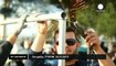 Pro-German chants amid migrants' protest on FYR Macedonia-Greek border