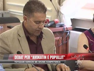 Debat për "Avokatin e Popullit" - News, Lajme - Vizion Plus