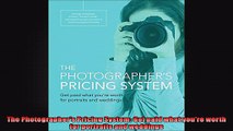 The Photographers Pricing System Get paid what youre worth for portraits and weddings