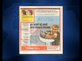 SHTYPI I DITES TITUJT KRYESORE TE FAQEVE TE PARA TE GAZETAVE SHQIPTARE 3 KORRIK 2014