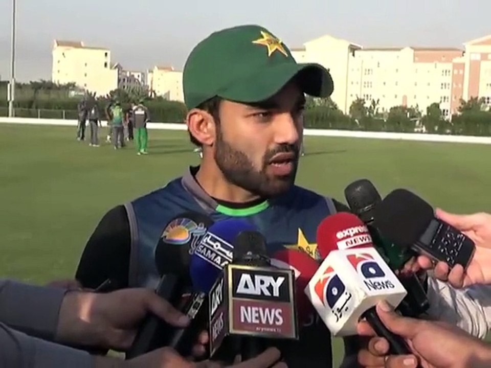 Mohammad Rizwan at ICC Cricket Academy, Dubai