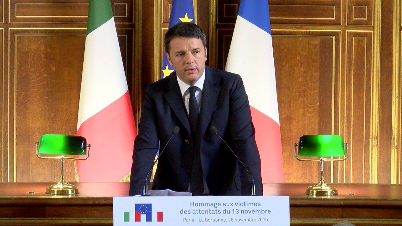 [ARCHIVE] "La culture est plus forte que l'ignorance, la beauté plus forte que la barbarie" Matteo Renzi