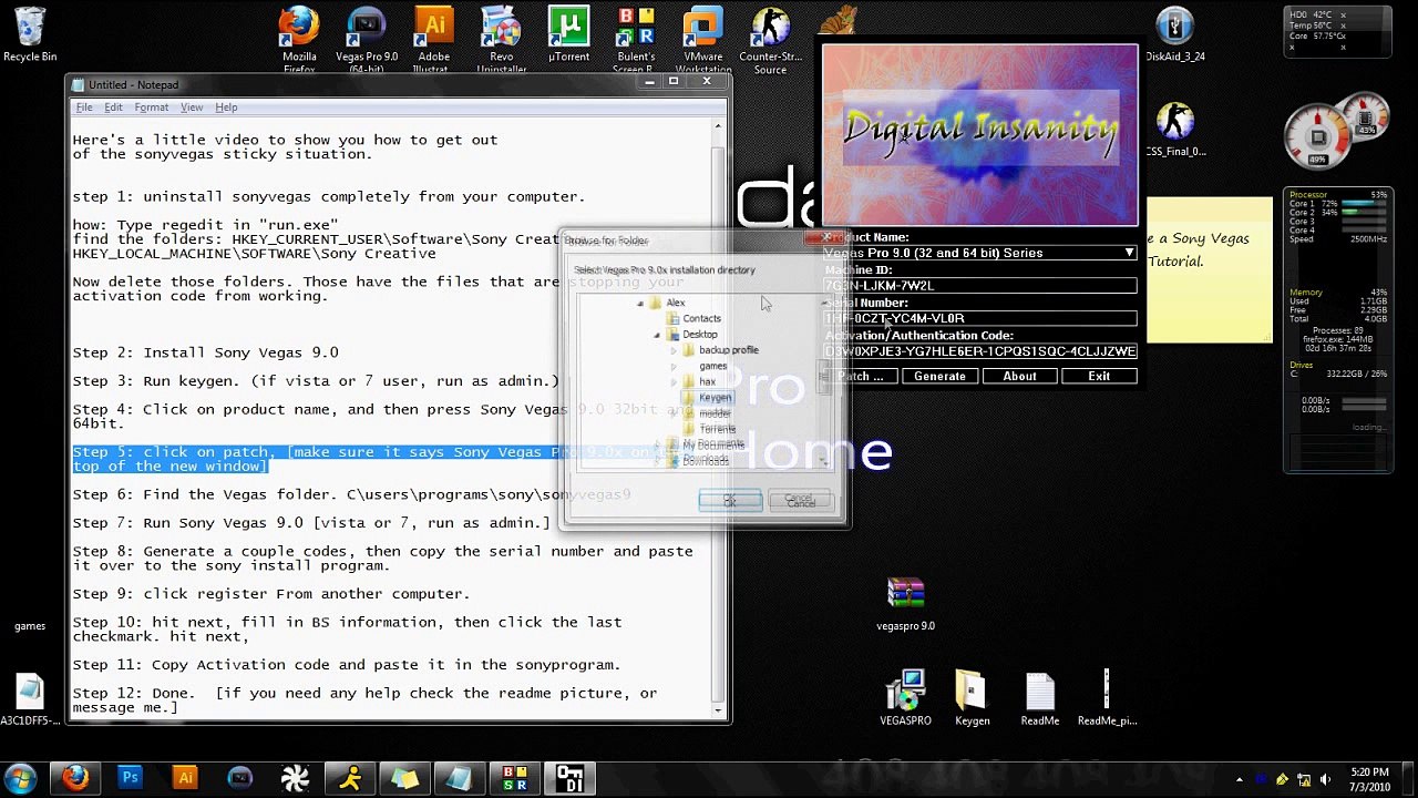 How to install Twixtor Pro Full Version for Sony Vegas 9,10,11,12