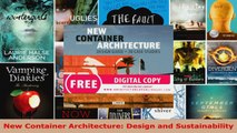 Read  New Container Architecture Design and Sustainability Ebook Free